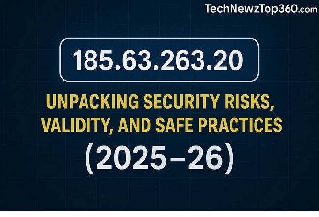 185.63.263.20 IP analysis and cybersecurity investigation — TechNewzTop360