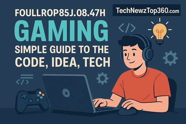 Foullrop85j.08.47h Gaming Concept Explained – Player-Driven Worlds & AI Technology | TechNewzTop360