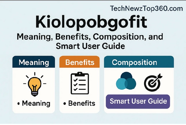 Kiolopobgofit concept showing balance between wellness, technology, and focus — TechNewzTop360