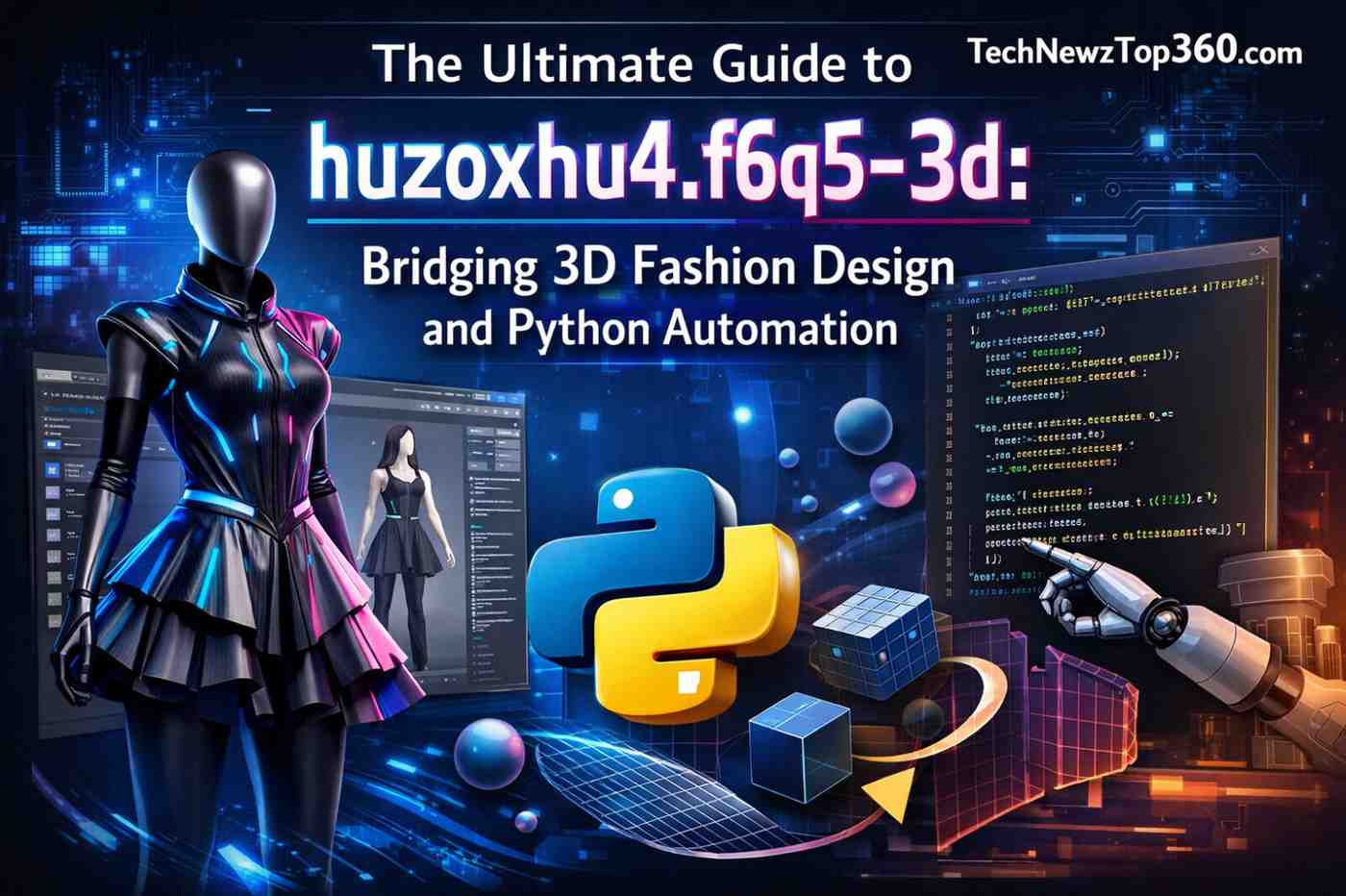 The Ultimate Guide to huzoxhu4.f6q5-3d: Bridging 3D Fashion Design and Python Automation